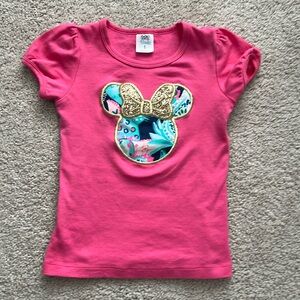 Custom mini mouse girls shirt size 6